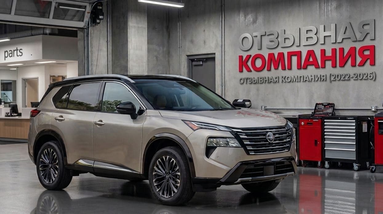 Nissan Rogue T33 (2021–2025): Полный разбор отзывных кампаний 2022–2026